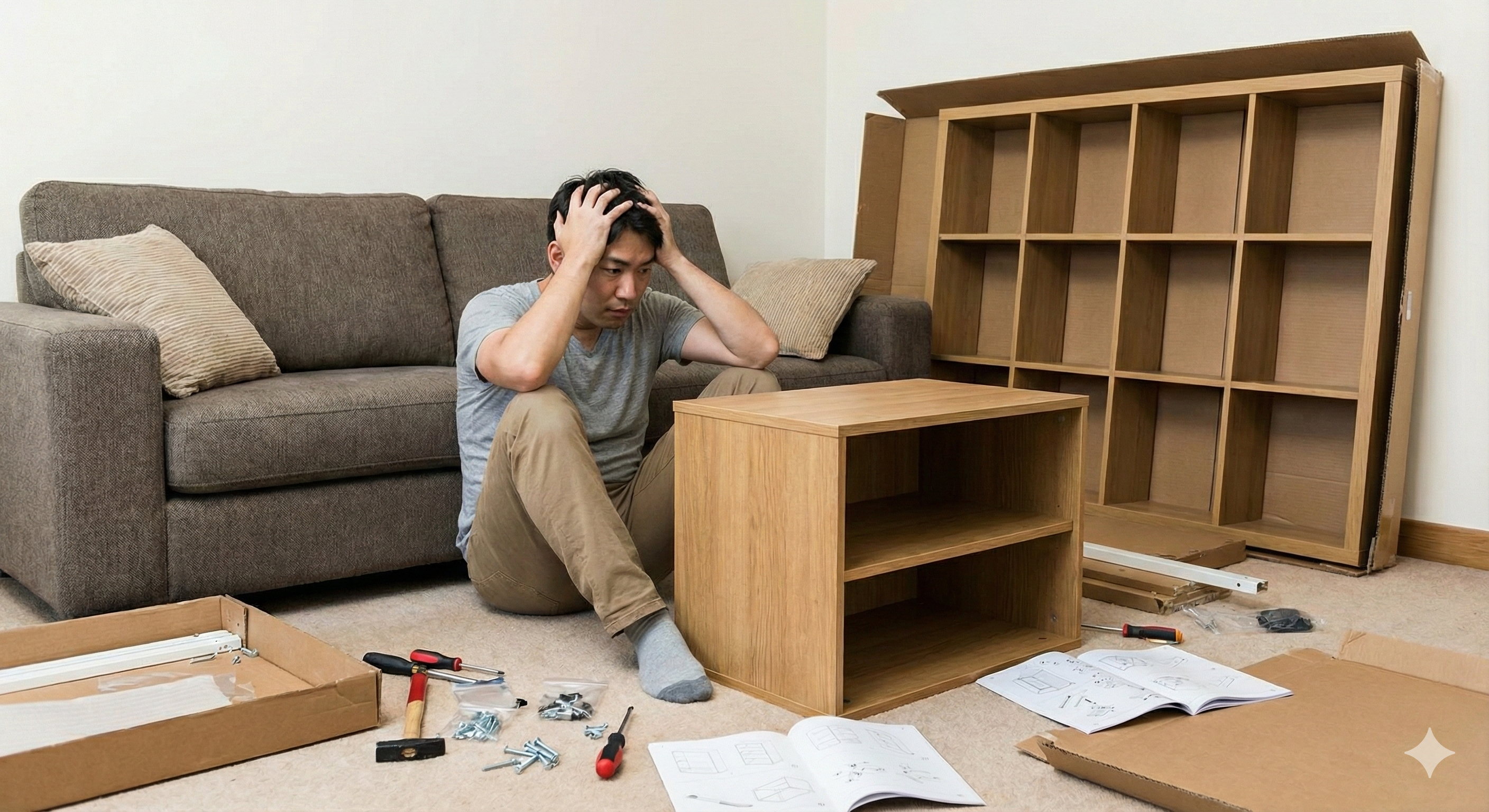 家具の組み立て